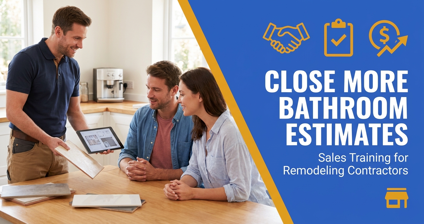 Close More Bathroom Remodeling Estimates - Sales Training