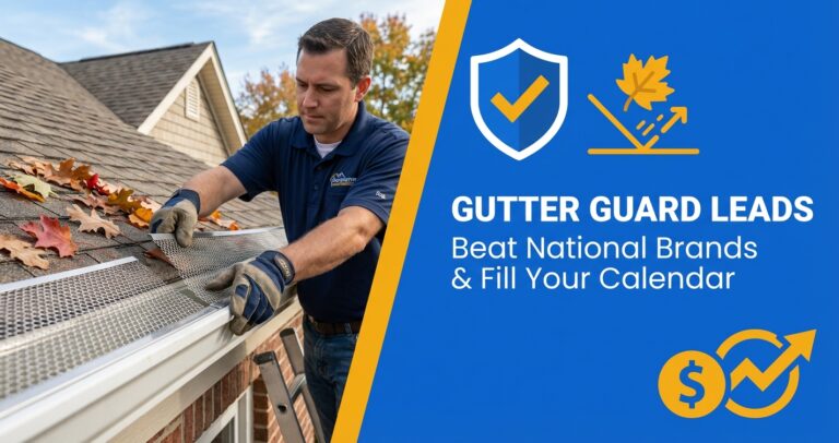 Gutter Guard Leads - Beat LeafFilter and Fill Your Install Calendar