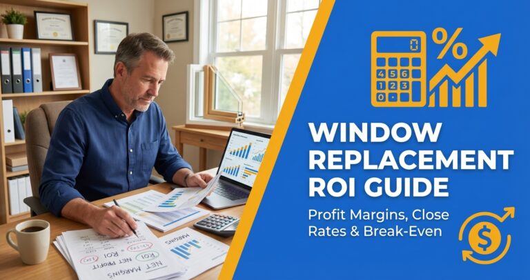 Window Replacement Lead ROI - Profit Margins and Break-Even Analysis