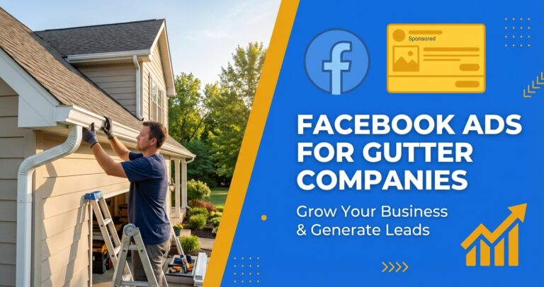 Facebook ad campaigns that generate leads for gutter companies