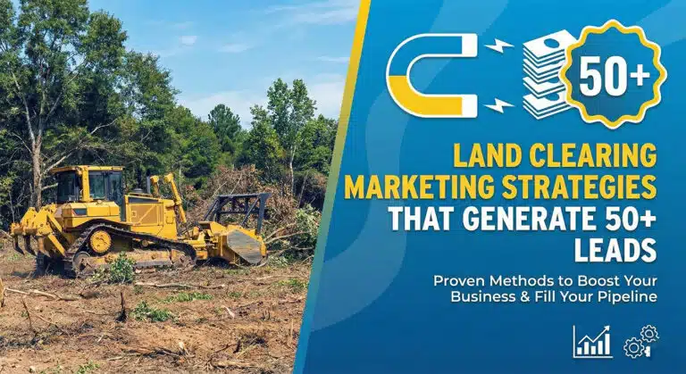 Marketing strategies that generate land clearing leads monthly