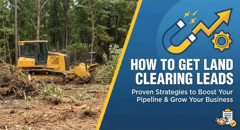 Cheaper ways to generate exclusive land clearing leads