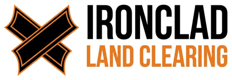Ironclad Clearing land clearing company logo