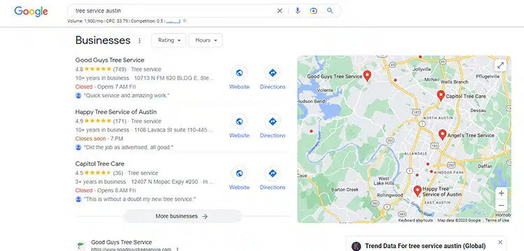 Best Tree Service Website SEO