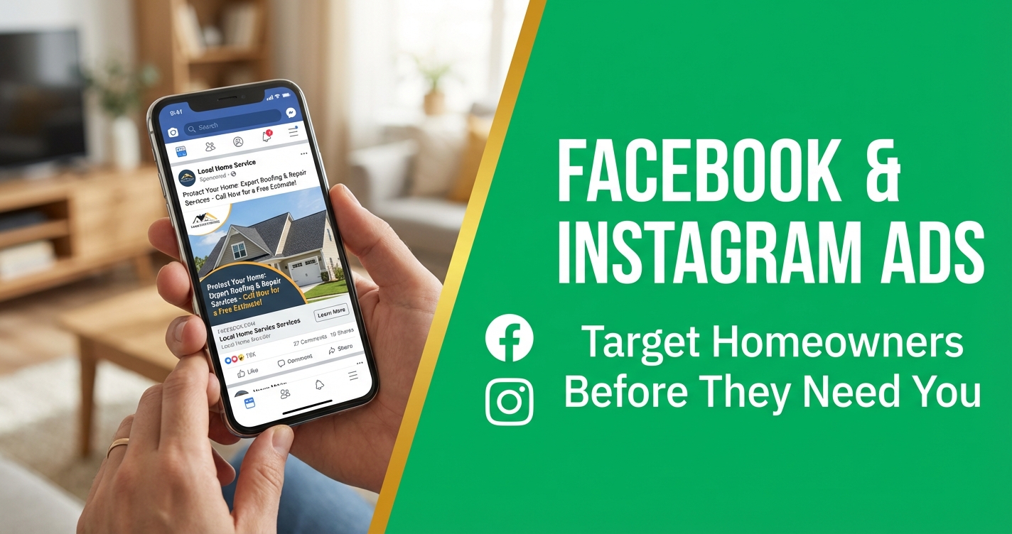 Facebook and Instagram Ads for window replacements